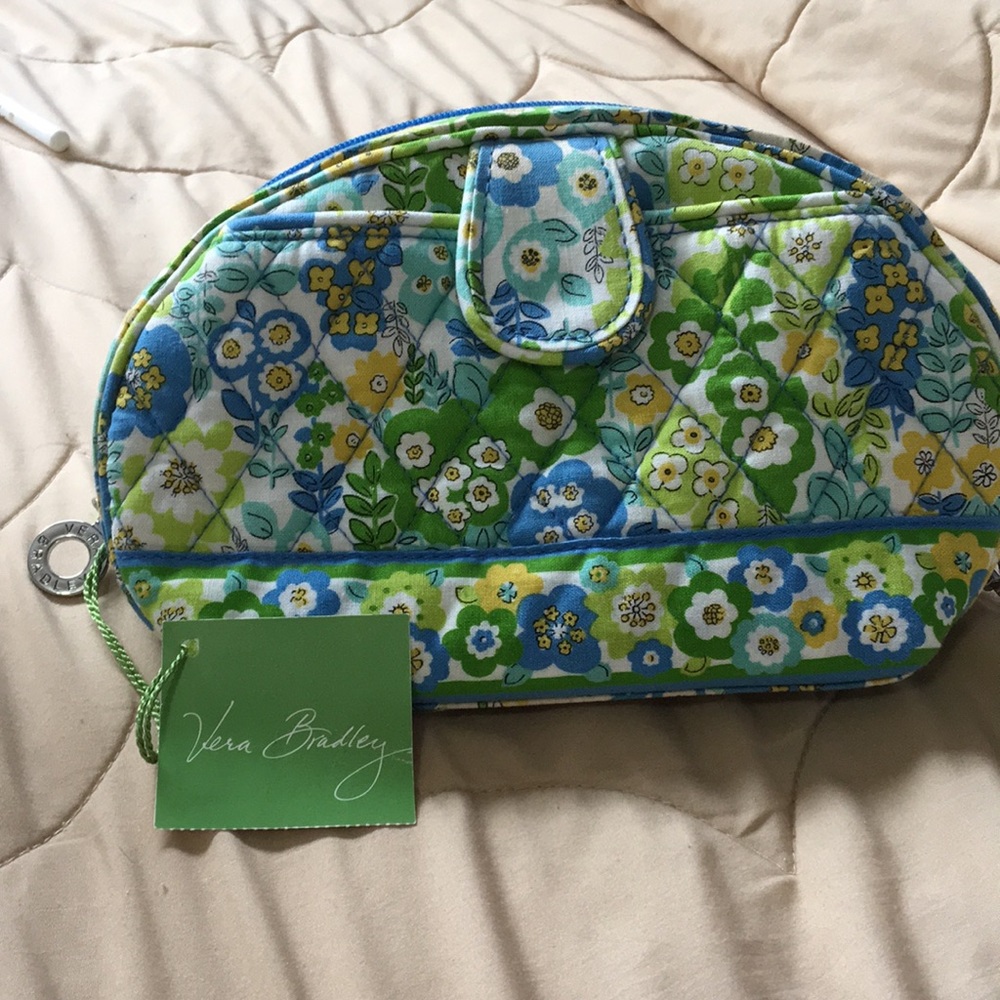 Vera Bradley English Meadow pocket cosmetic bag